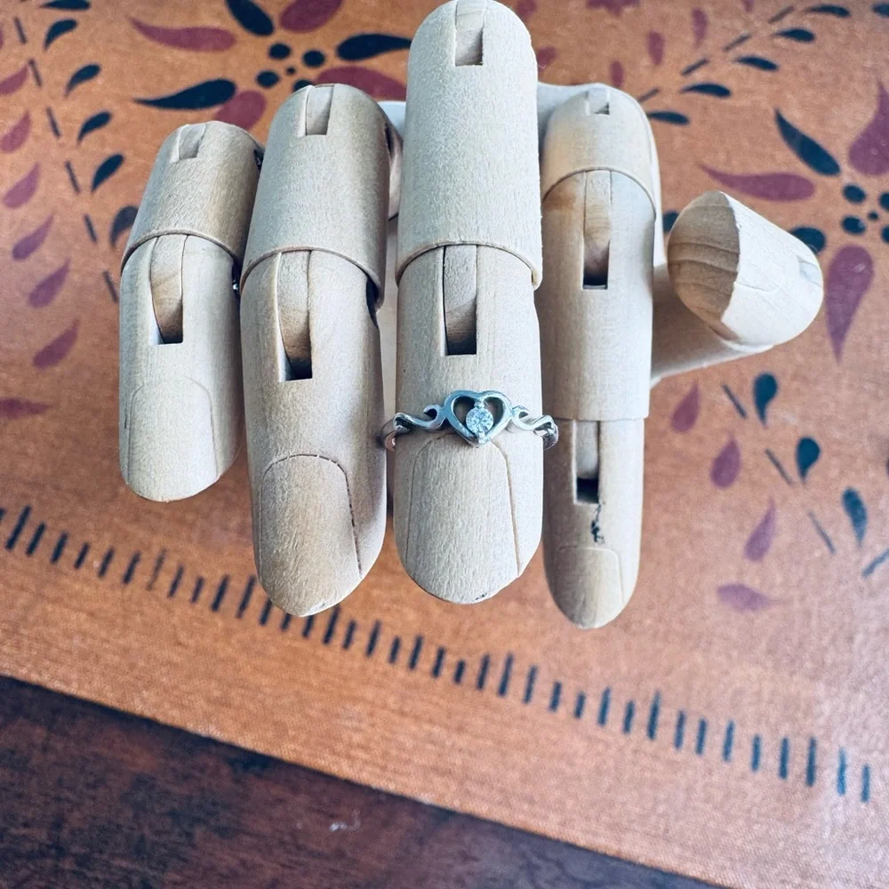 Little Heart Sterling Silver Ring - Picture 2 of 6